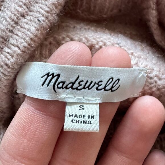 Madewell Donegal Rib Knit Marled Sweater Medium - Picture 6 of 8